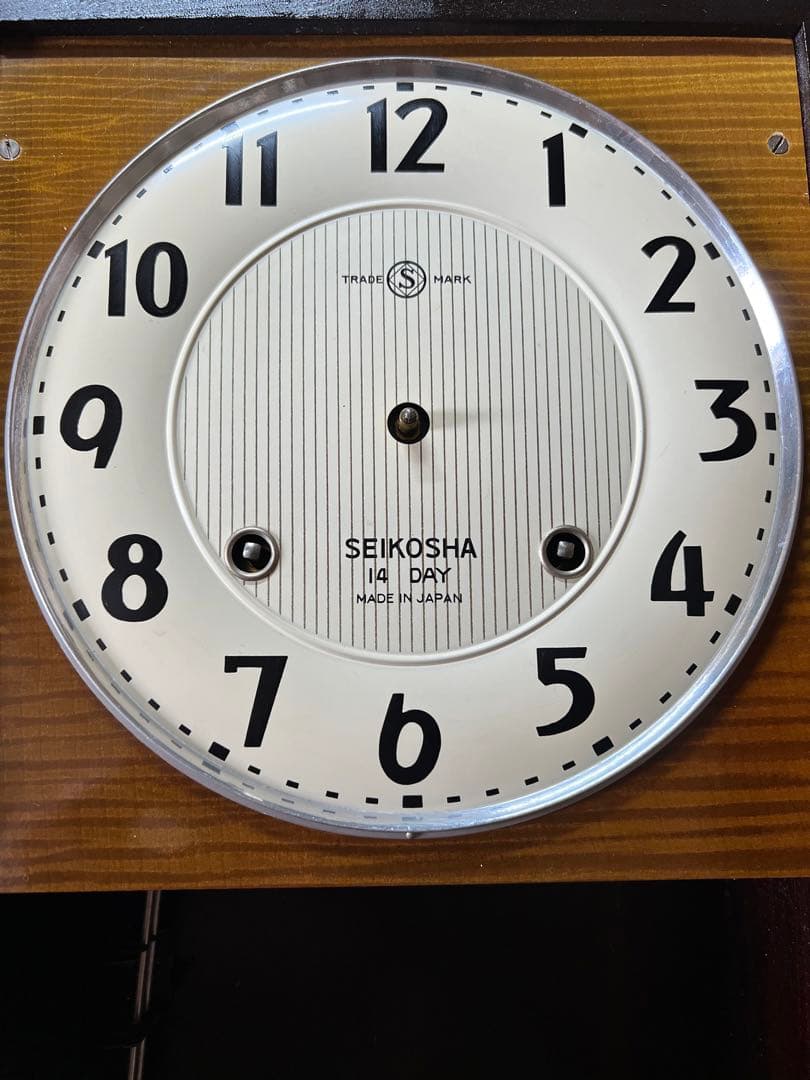 SEIKOSHA精工舎 14Day振り子時計ゼンマイ掛け時計柱時計ボンボン時計