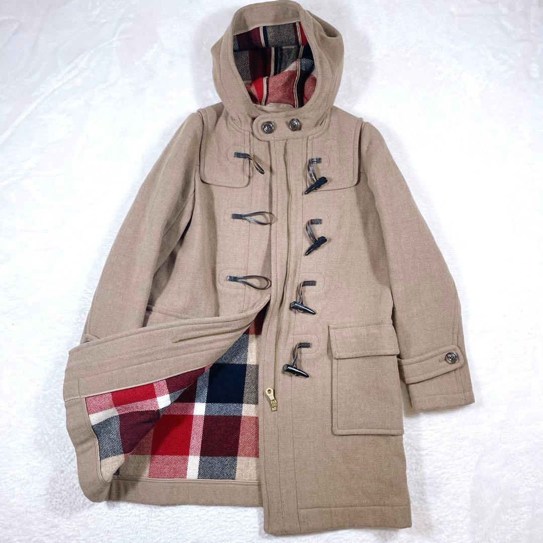 ゆいゆうママ　ブルーレーベルクレストブリッジ　ダッフルコート　裏地チェック ゆいゆうママ様専用 ブルーレーベルクレストブリッジ ダッフルコート
