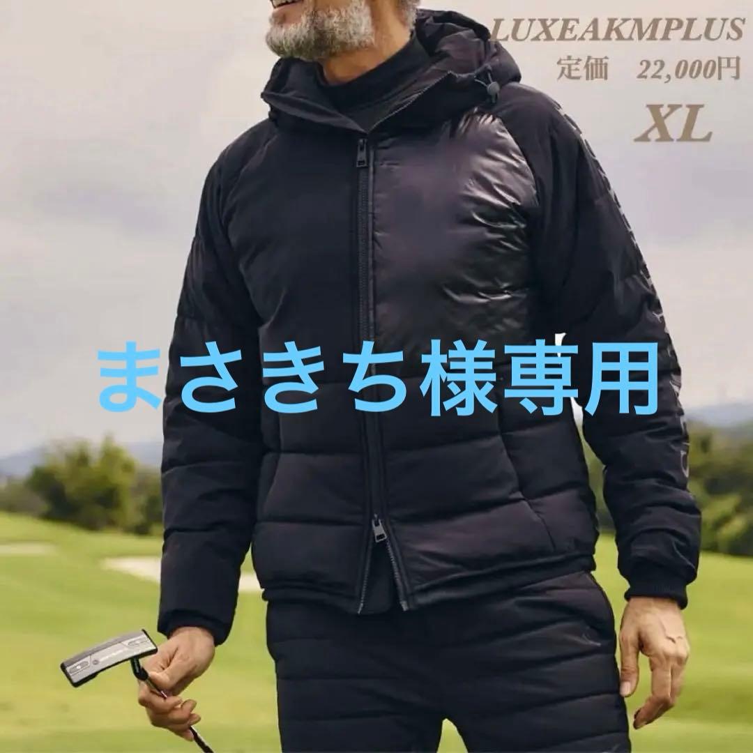 新品【LUXEAKMPLUS】ゴルフ　パデッドジャケット　中綿ジャケット　XL Amazon | [リュクスエイケイエムプラス] 中綿ジャケット ゴルフ バイ