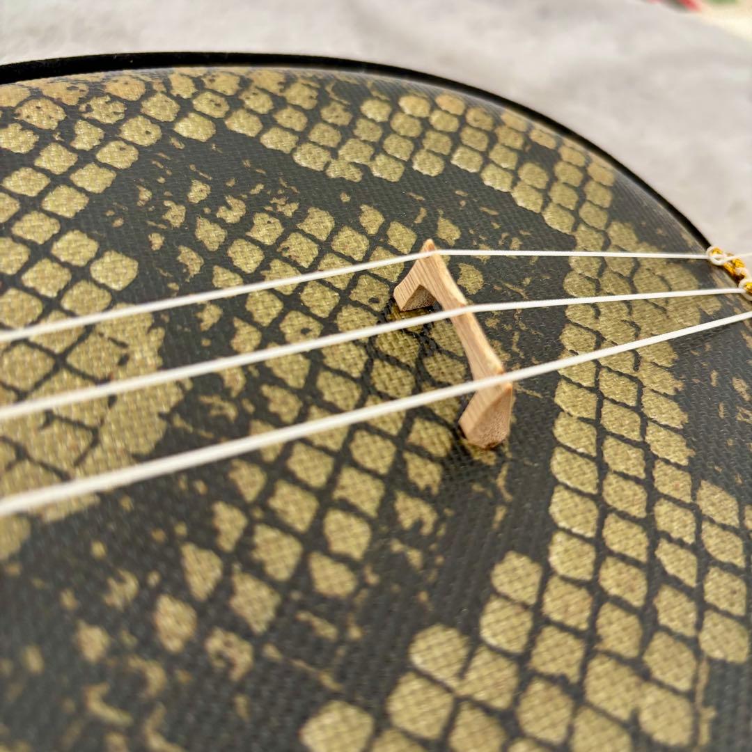 沖縄三線 ソフトケース 初心者 入門 弦楽器 和楽器 人工革 蛇 工四合