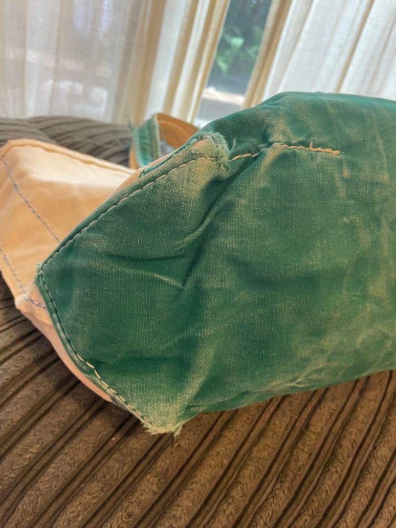 緑 襤褸 M 80s L.L.Bean BOTE&TOTE ガイドステッチ2本