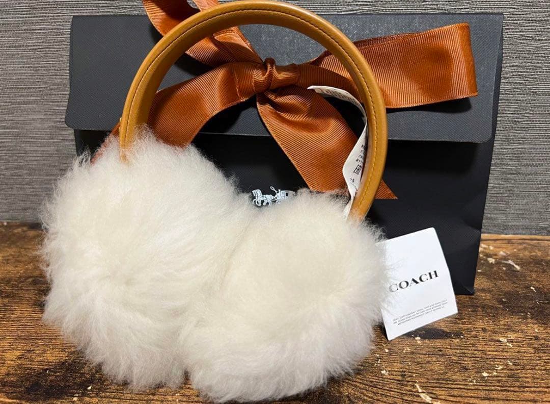 (3/10で掲載中止)COACH シアリング イヤーマフ(販売終了カラー) COACH（コーチ） 耳当て イヤーマフ シアリング イヤーマフ レディース