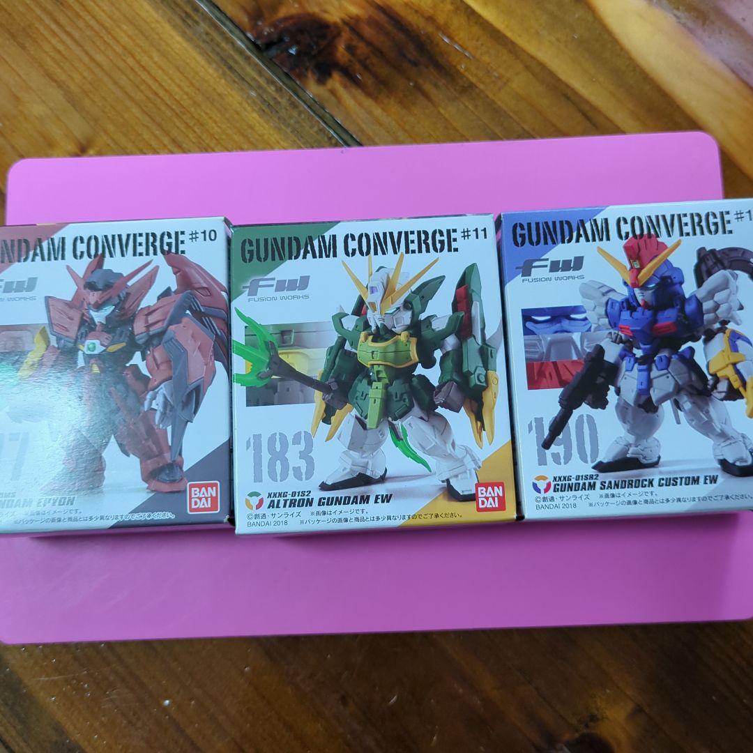 ジン　GUNDAM CONVERGE フィギュア 3体セット FW GUNDAM CONVERGE 機動戦士ガンダムSEED DESTINY 3体セット