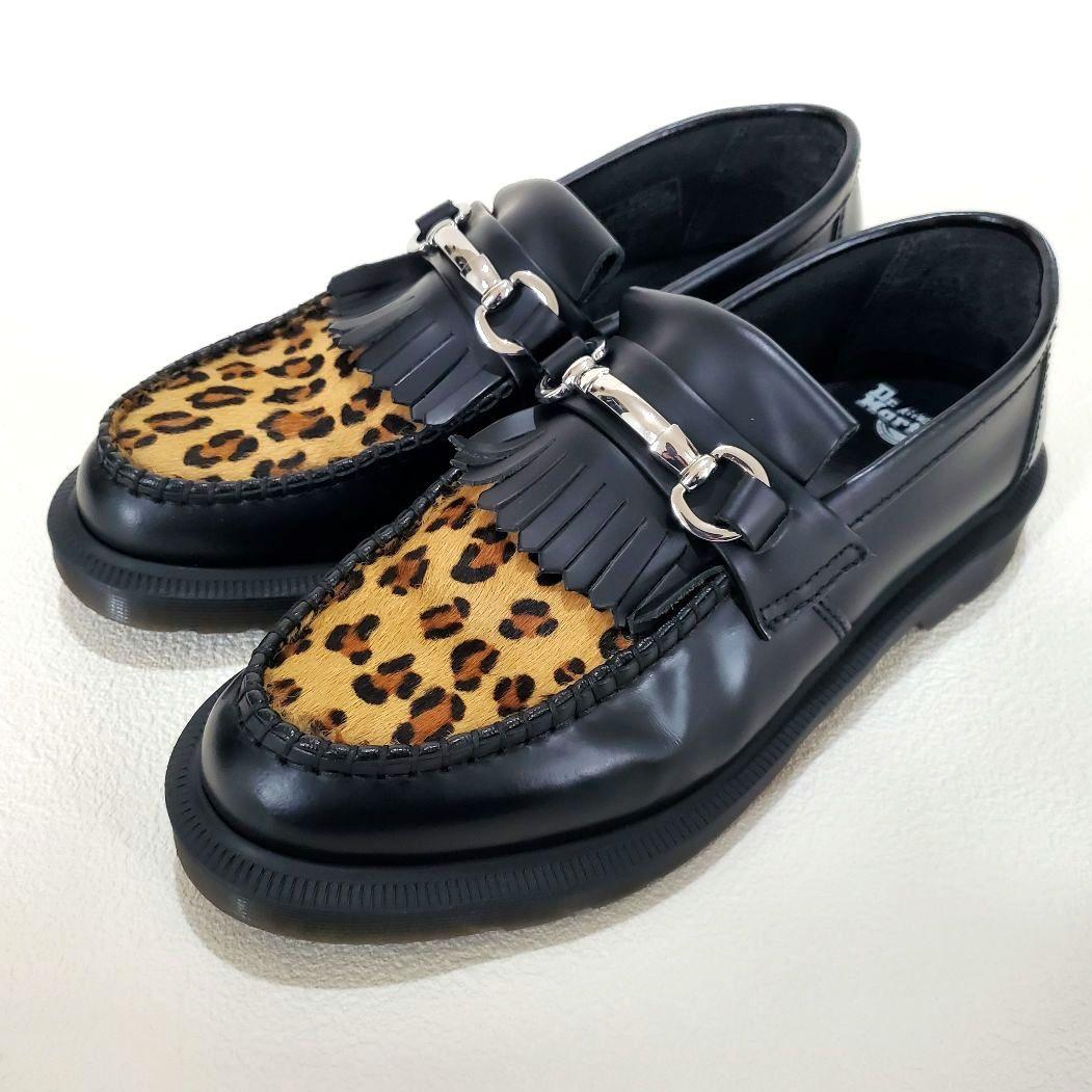ドクターマーチン エイドリアン スナッフル レオパード タッセル