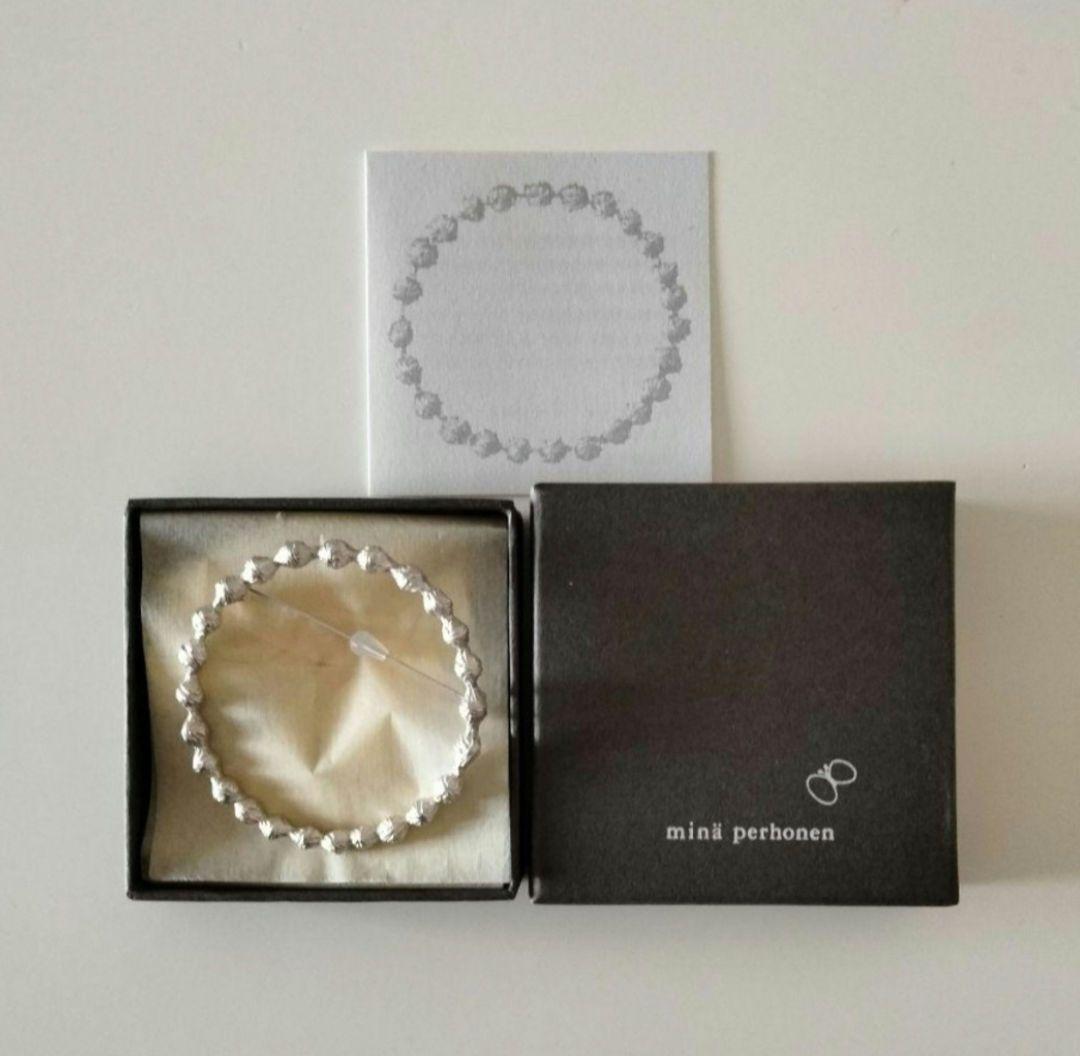 新品☆ミナペルホネン タンバリン ブローチ silver tambourine ブローチ - minä perhonen