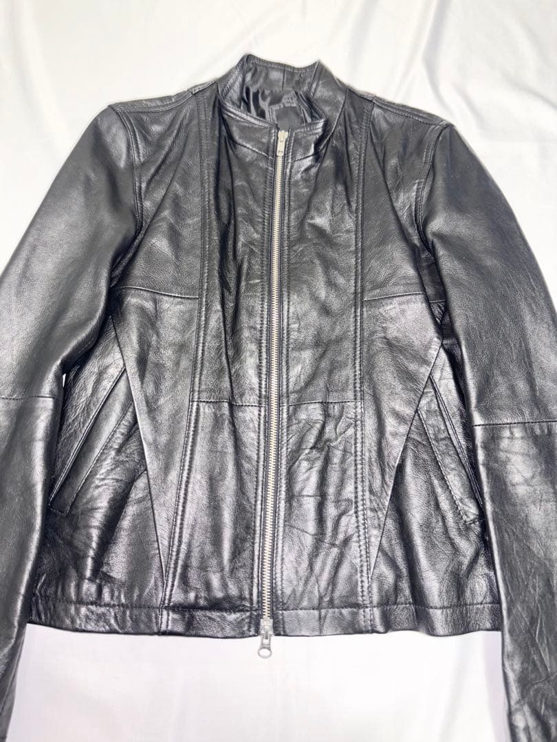 2000s L.H.P lamb leather single jacket