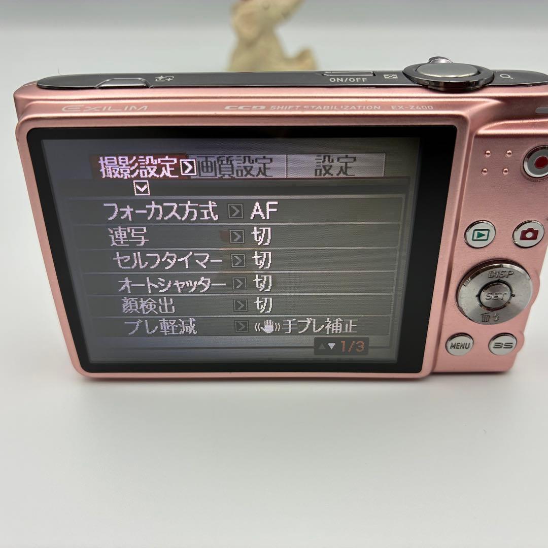 美品☆ CASIO EXILIM EX-Z400 ピンク オールドコンデジ - メルカリ