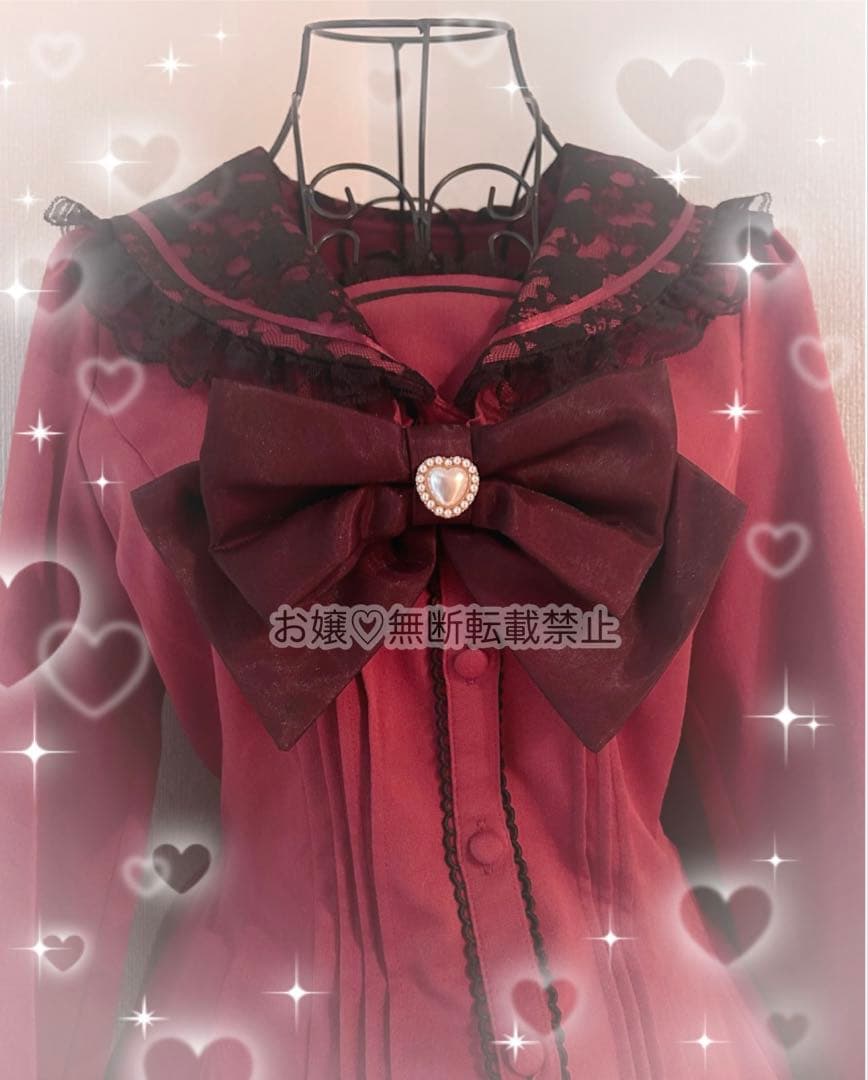 ✨️美品✨️Secret Honey セットアップ セーラー 赤 黒 地雷系 量産型 久々に再入荷したこのセットアップかわいい