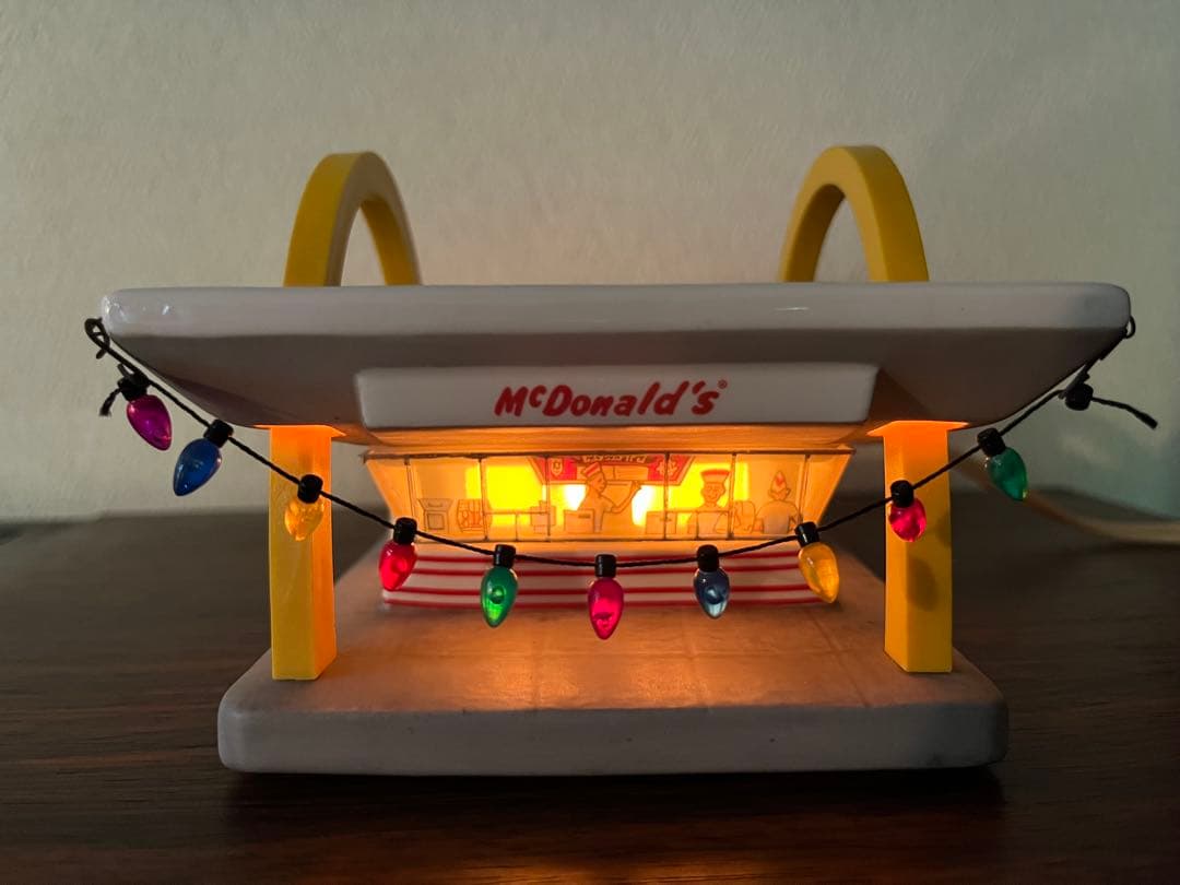 マクドナルド McDonald's 店舗型 ライト テーブルランプ