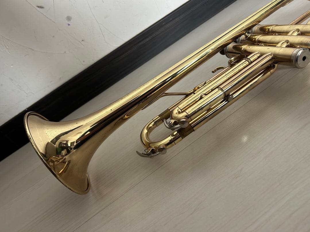 ジャンク品】 YAMAHA トランペット YTR-235 ゴールド 【ジャンク品