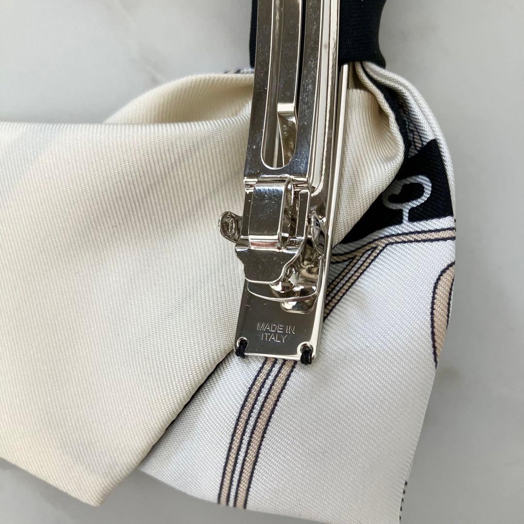 HERMES エルメス リボン バレッタ 《グルネル》 《エクスリブリス》