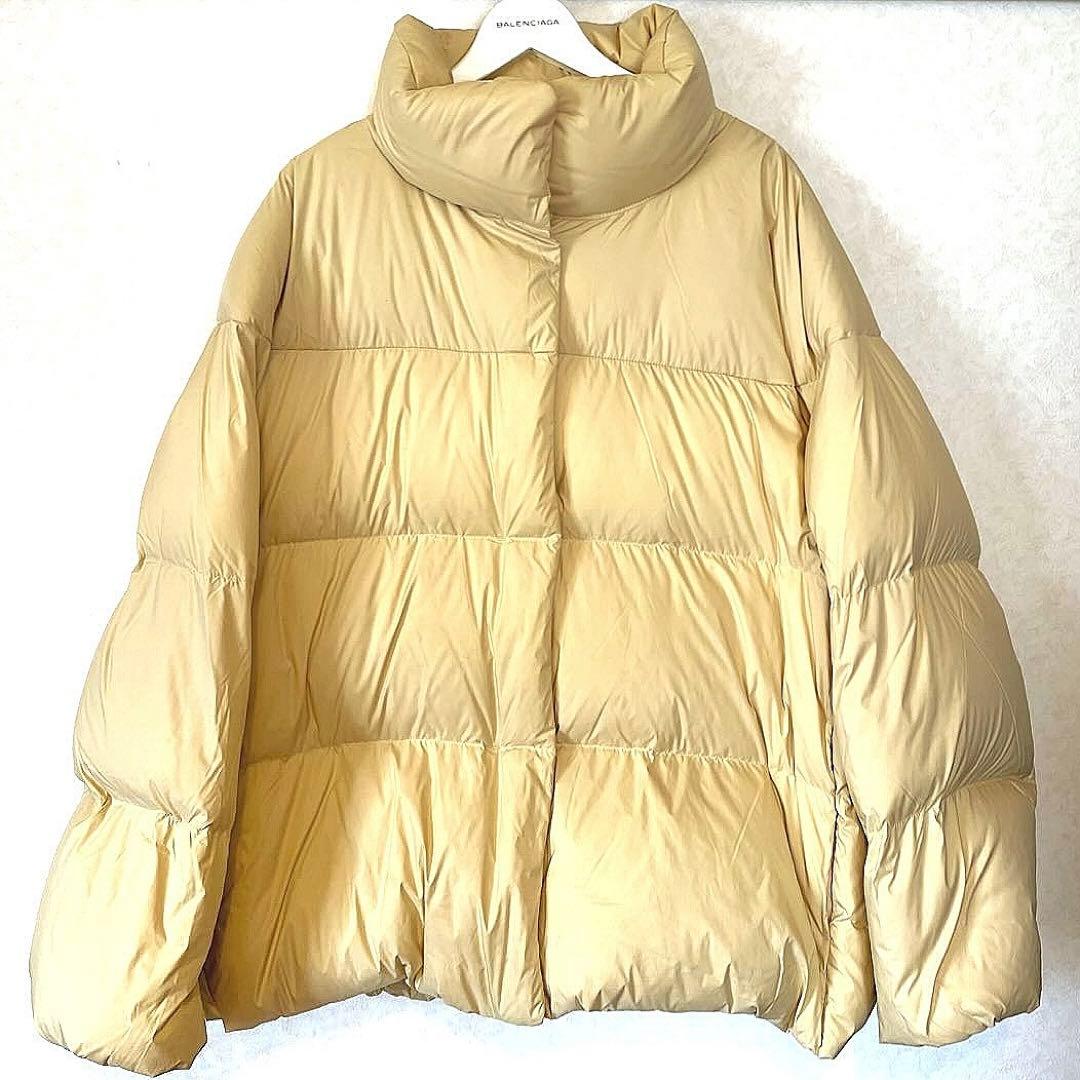 ユニクロ パウダーソフトダウンジャケット（NANODESIGN）イエロー XL