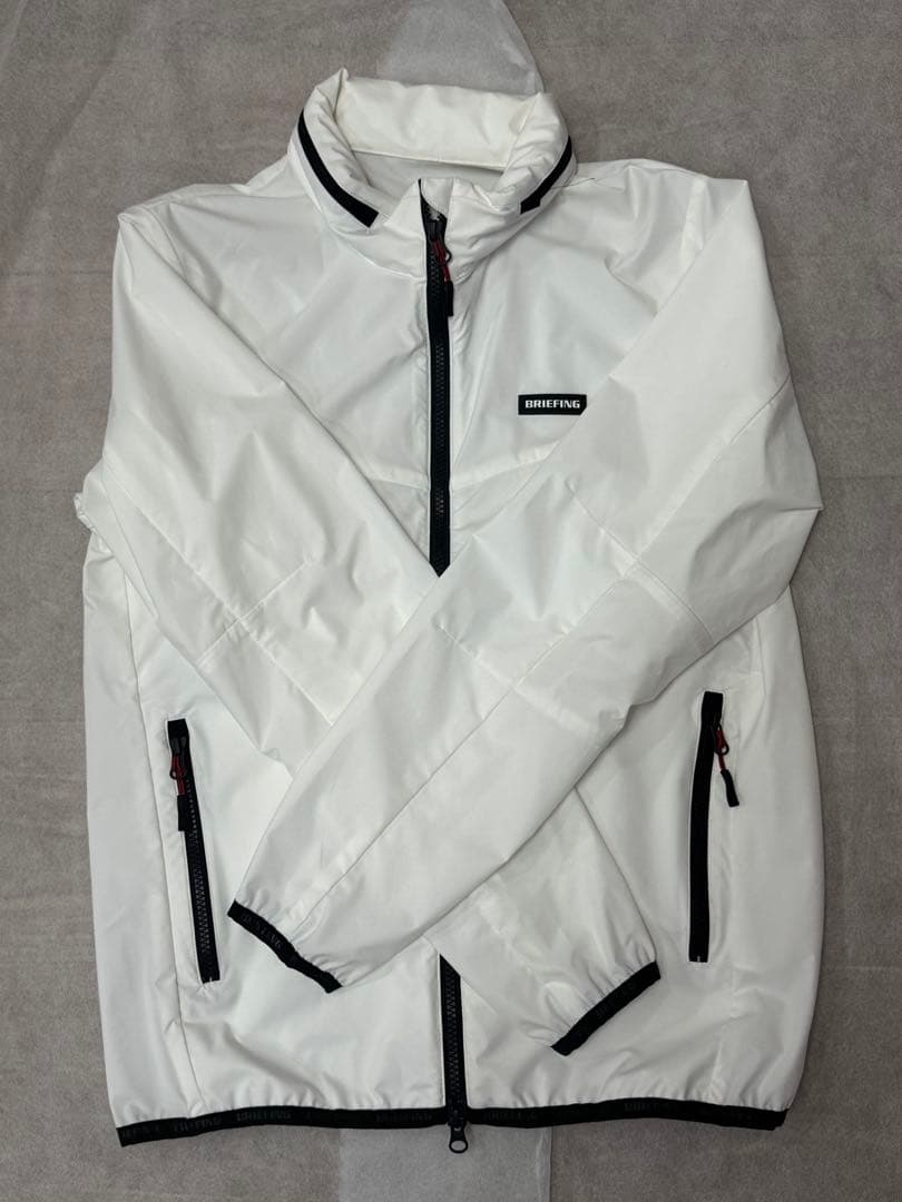 ブリーフィングゴルフ BRIEFING GOLF ウィンドブルゾン ホワイトM ブリーフィングゴルフ BRIEFING GOLF ウィンドブルゾン ホワイトM