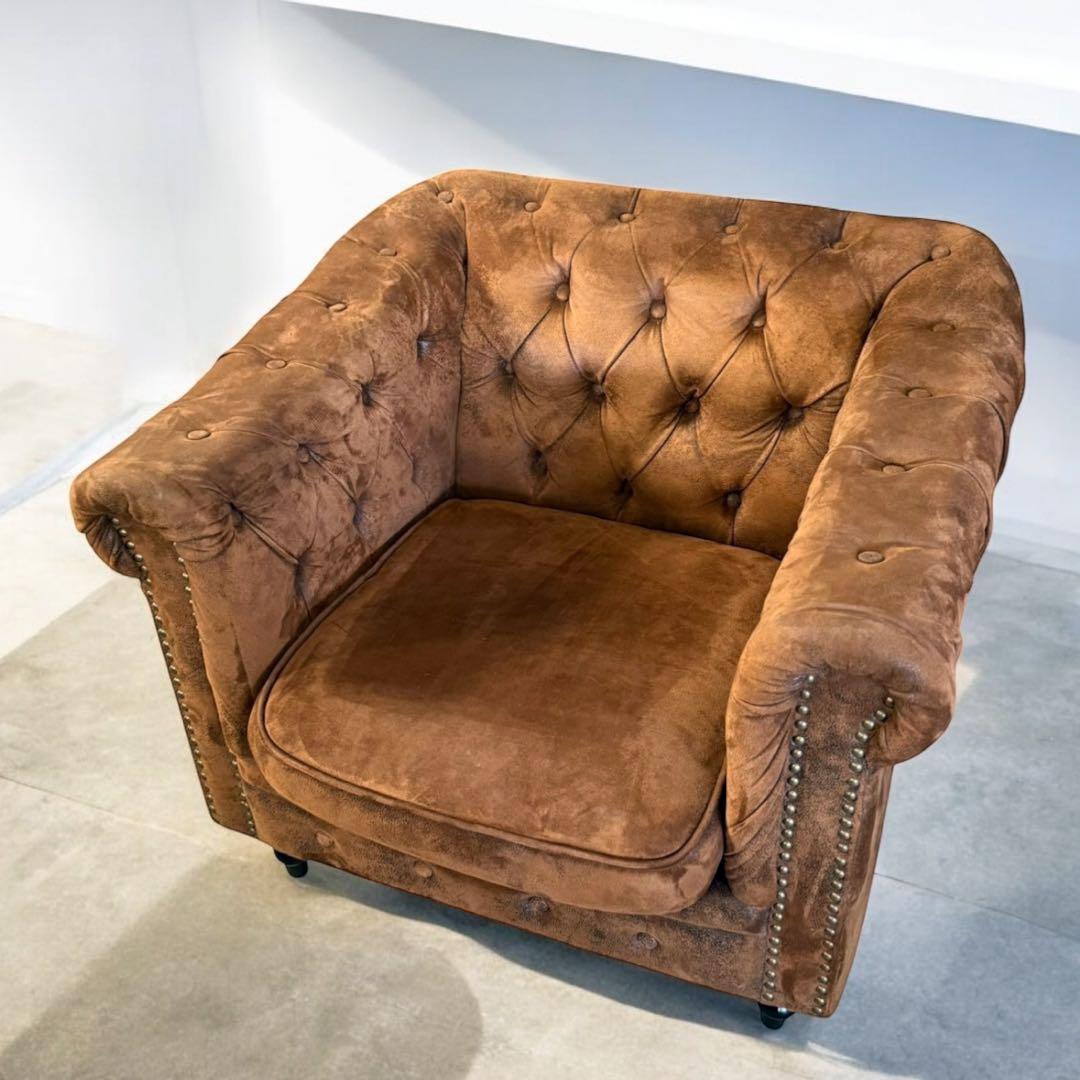 HR639 VINCENT コンパクトチェスターフィールド シングルソファ 楽天市場】輸入家具 チェスターフィールド ソファ デザイナーズ そふぁ