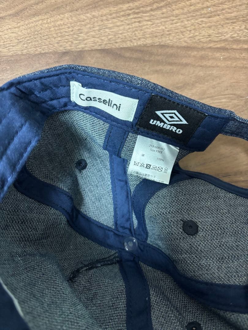 美品 【UMBRO×Casselini】ストーンCAP デニム - メルカリ