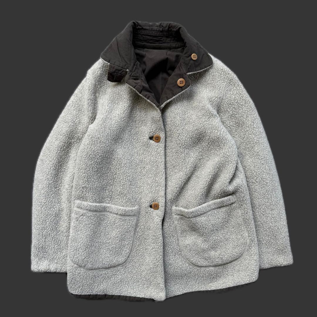 コグマ専用 45rpm リバーシブル ボア キャンバス ジャケット コート45R