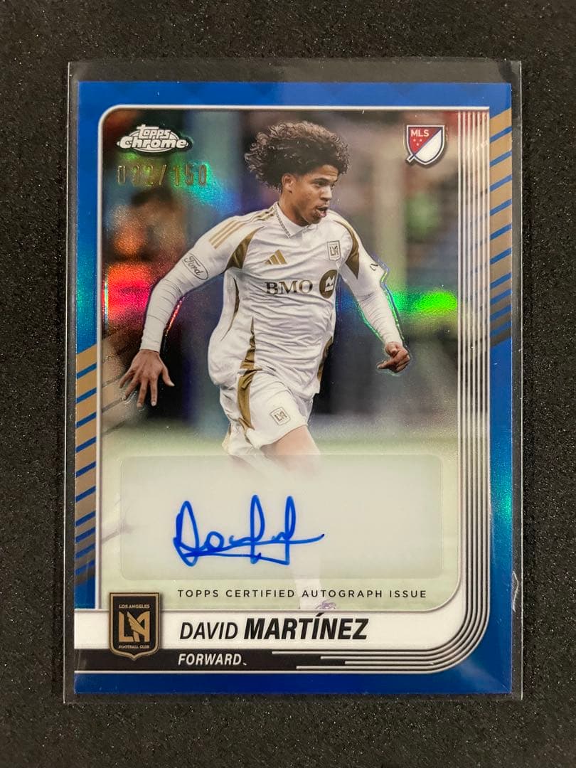 2025 Topps Chrome MLS ダビド・マルティネス 直筆サイン - メルカリ