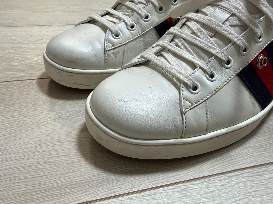 GUCCI メンズスニーカー　エース　9 2/1サイズ(27.5cm)