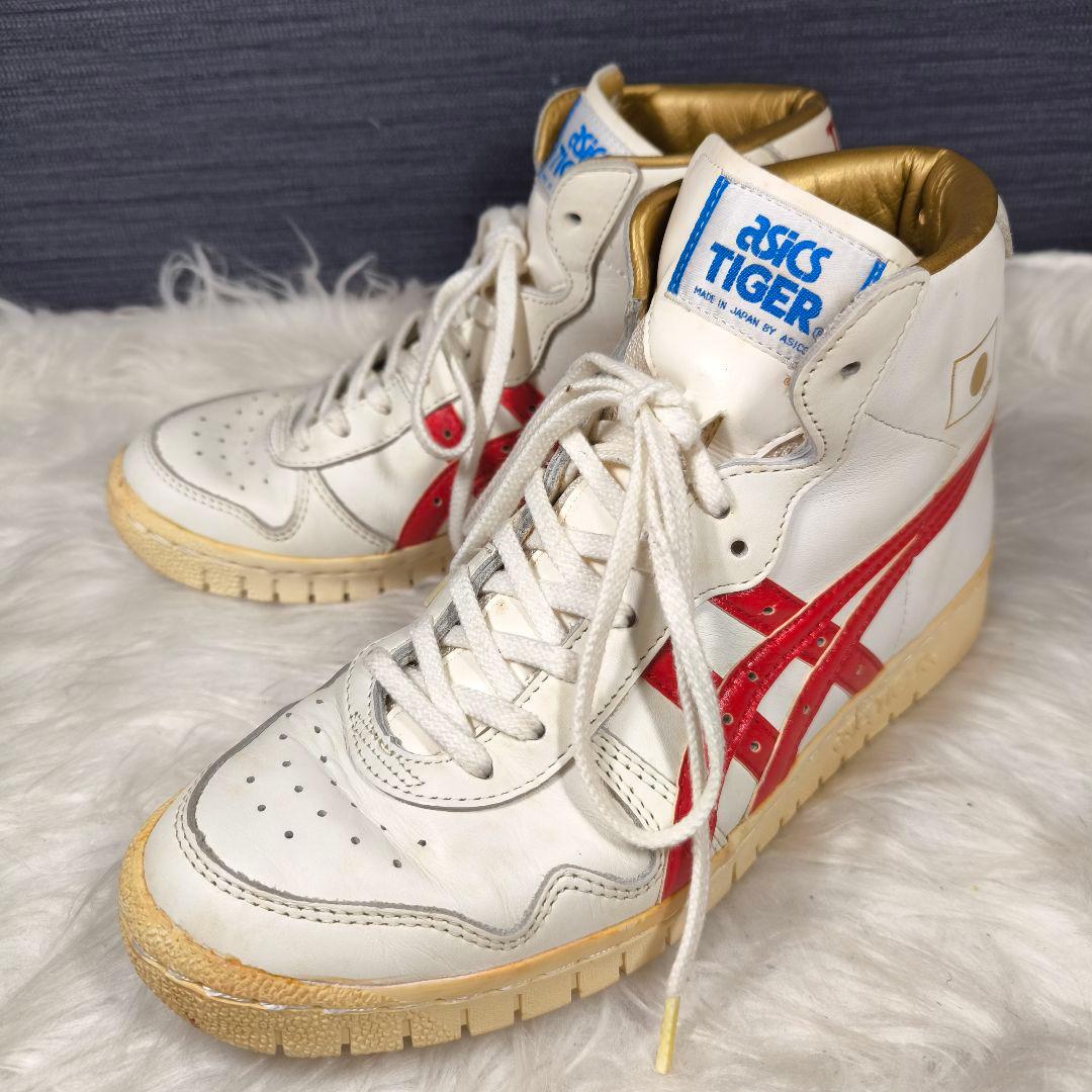 アシックスタイガー】ファブレジャパン 24 バッシュ 日本製 三井寿 白