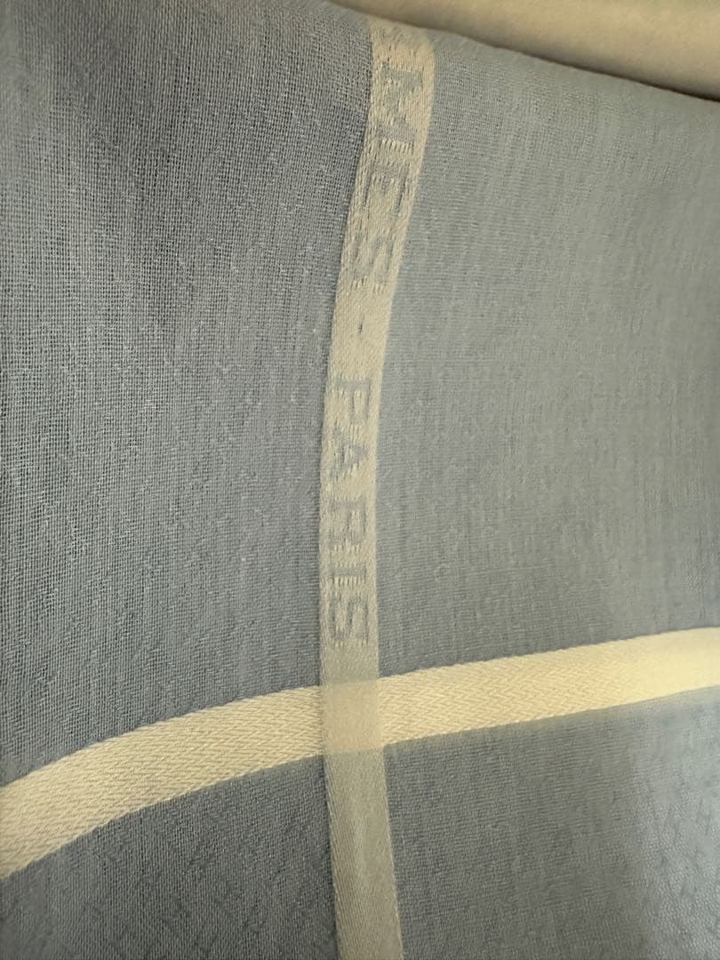 新品 未使用 エルメス HERMES ハンカチ 《 ジャカード H 》 紙袋付き