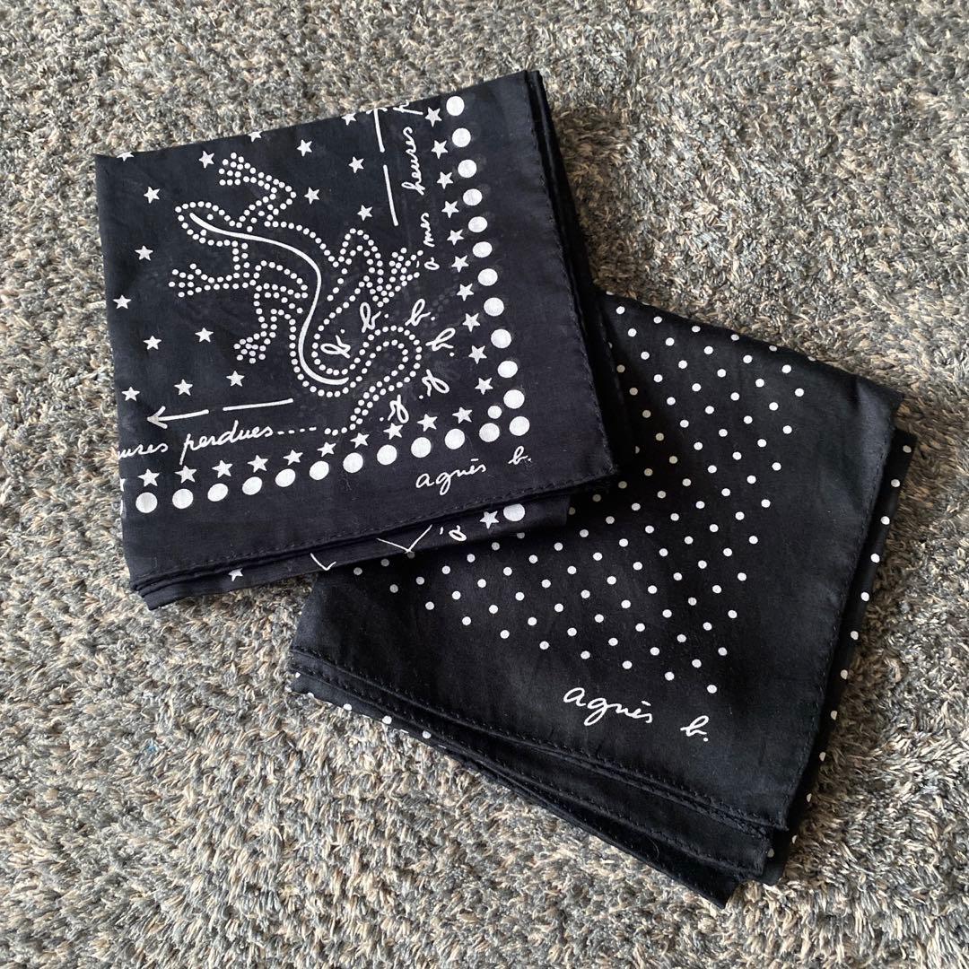 最終お値下げ！アニエスベー agnes b. バンダナ2枚セット - メルカリ