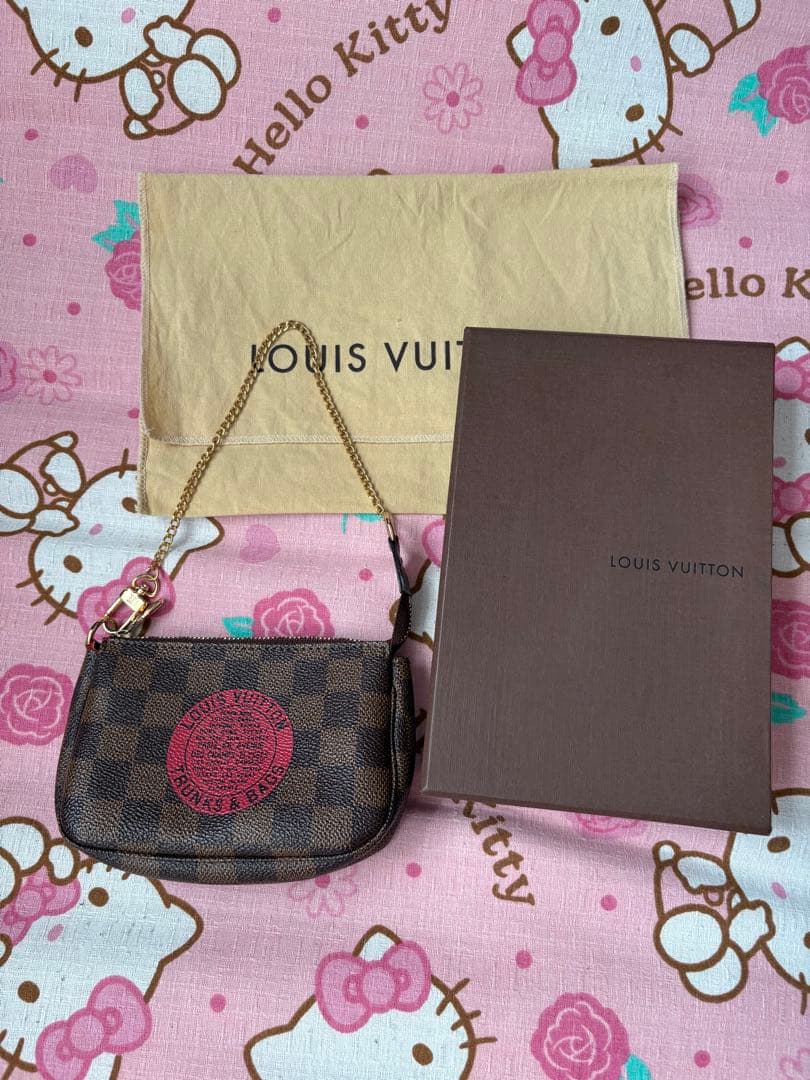 Louis Vuitton ダミエ・キャンバス ポーチ - メルカリ