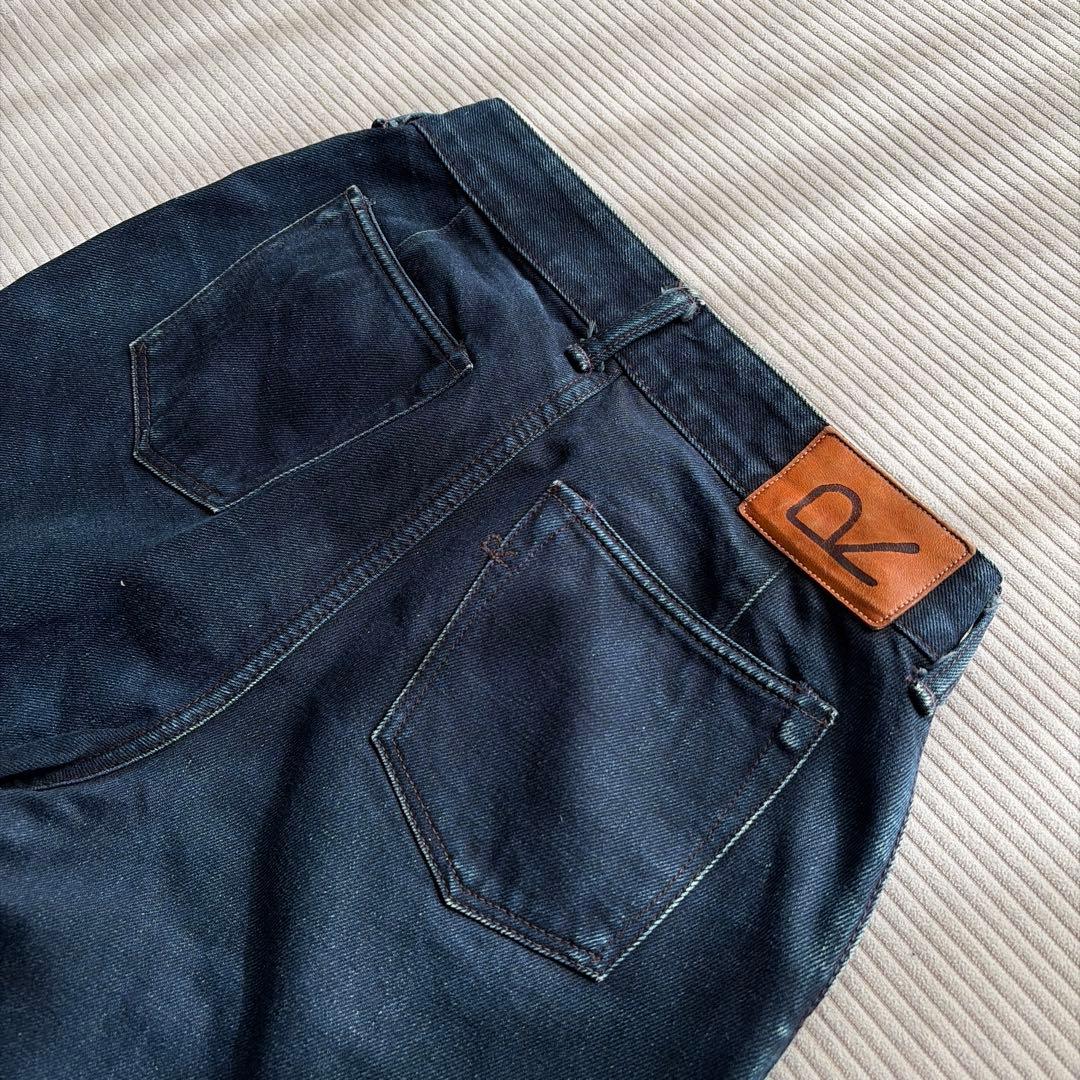 希少】45R おこめデニムの納戸納戸シャルロット インディゴ サイズ1
