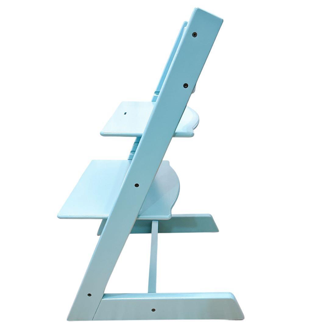 美品】ストッケ トリップトラップ ベビーセット シリアル6 アクア