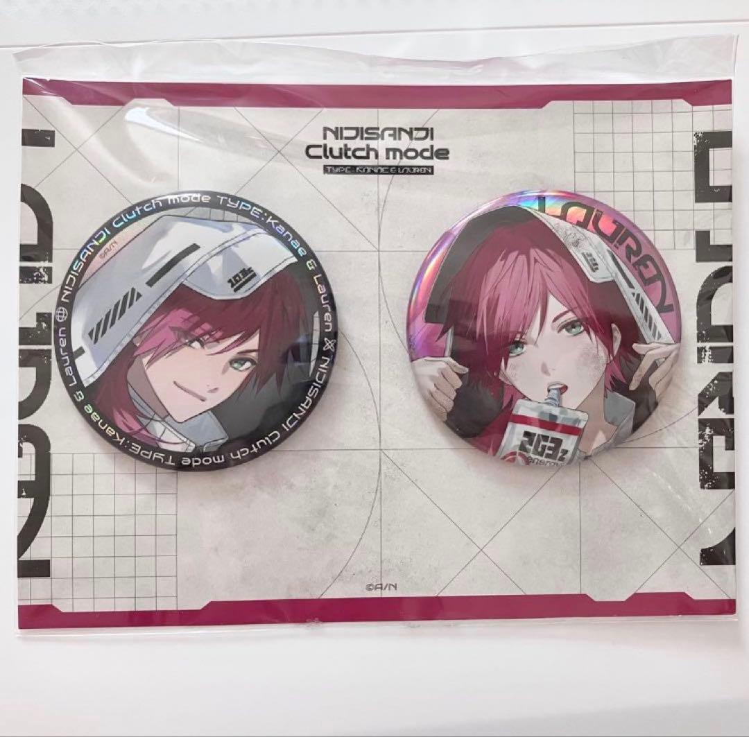 NIJISANJI Clutch Mode オーロラ缶バッジ ローレン・イロアス - メルカリ