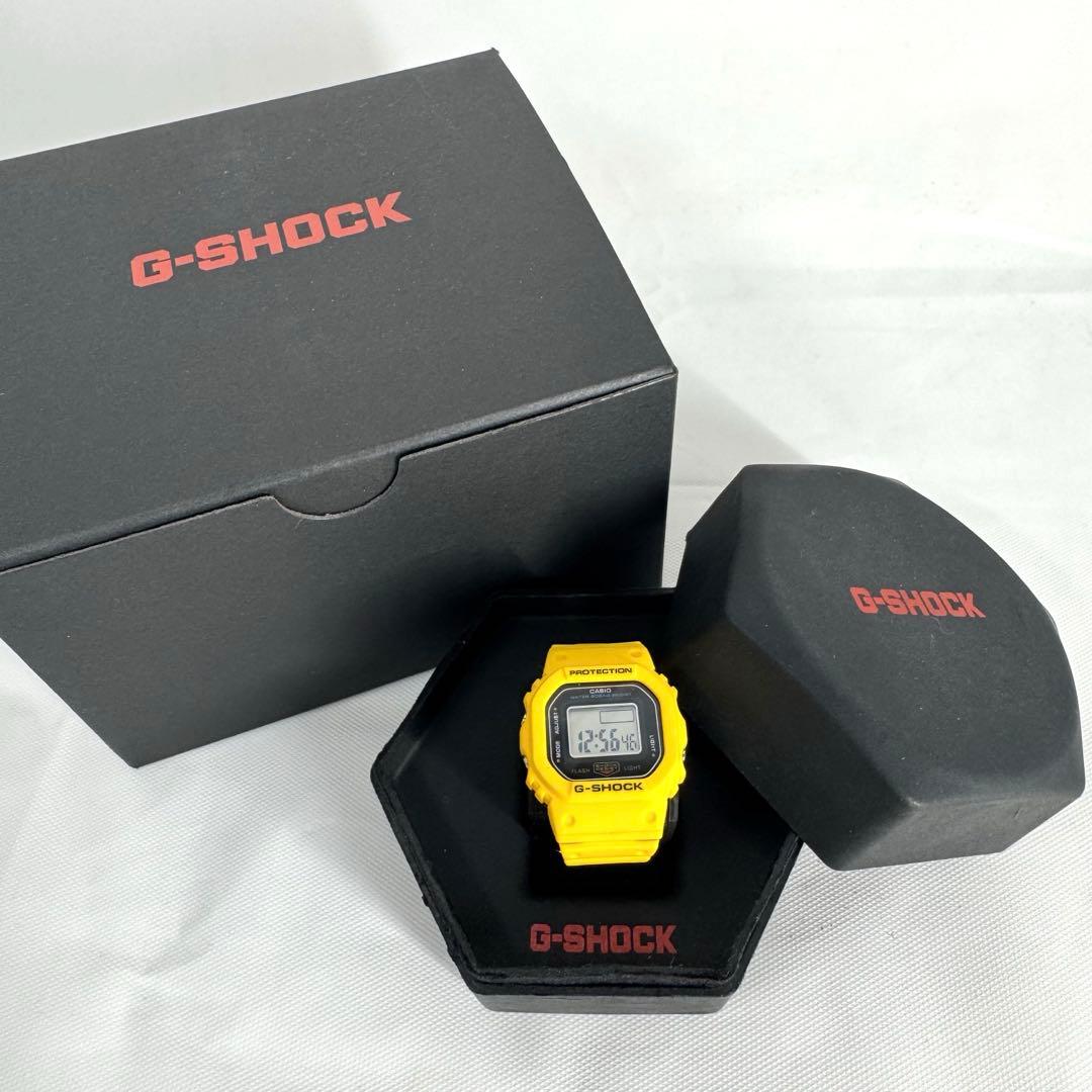 CASIO G-SHOCK DWN-5600-9JR イエロー リングウォッチ - メルカリ