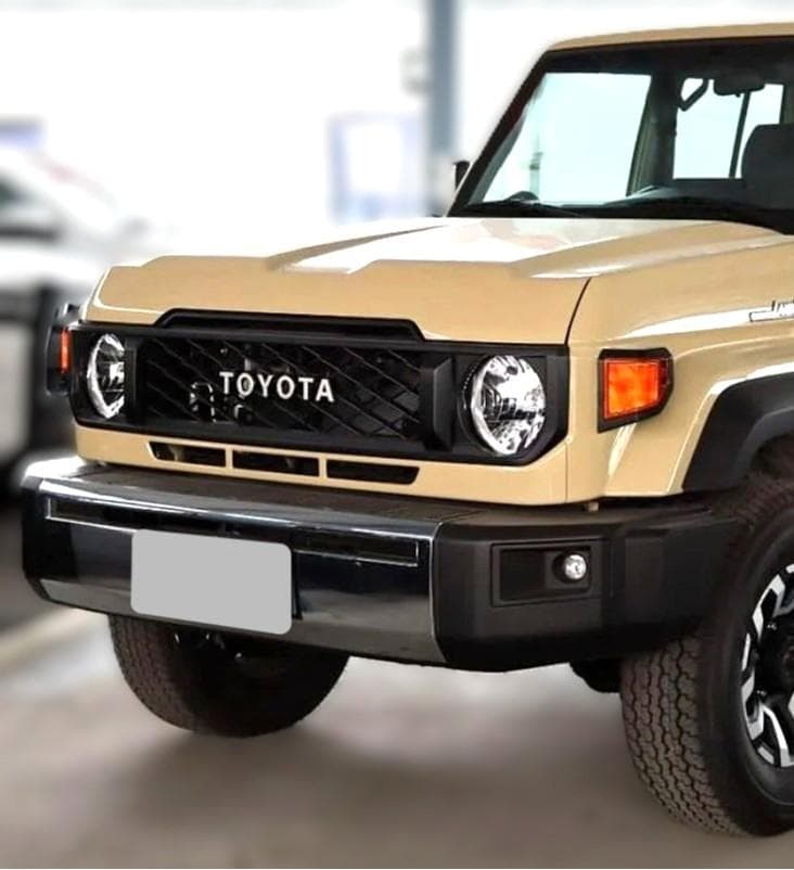 輸出版 トヨタ純正 再再販 ランクル 70 バンパー メッキ カバー GDJ76