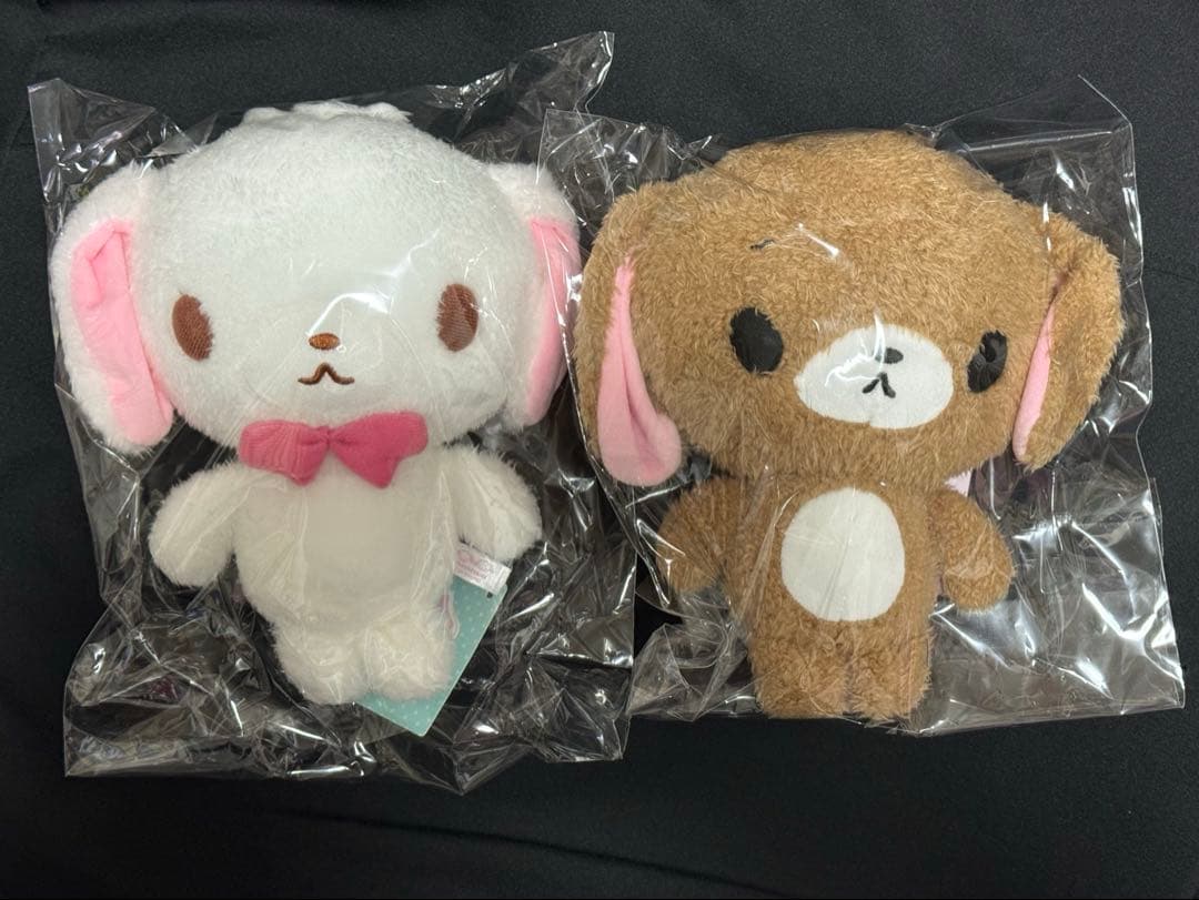 シュガーバニーズ 韓国限定 サンリオ しろうさ くろうさ 20cm