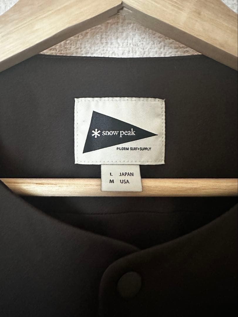 snow peak Pilgrim Surf+Supply ノーカラージャケット
