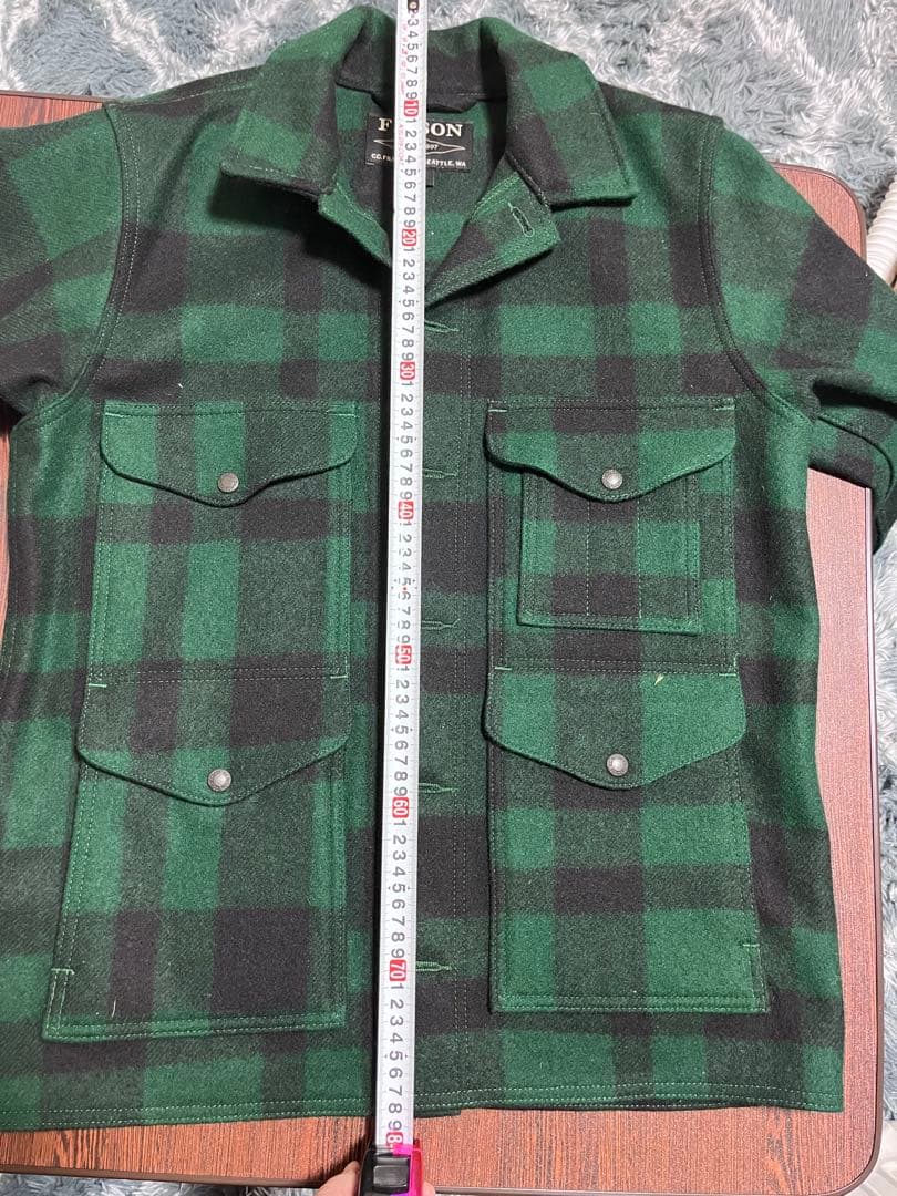 FILSON ウールジャケット バッファローチェック グリーン USA製試着
