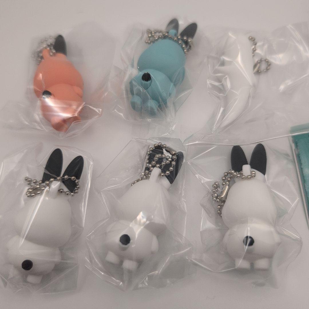コンプ】ドコムス ドコうさ ガチャ マスコットキーホルダー 全6種