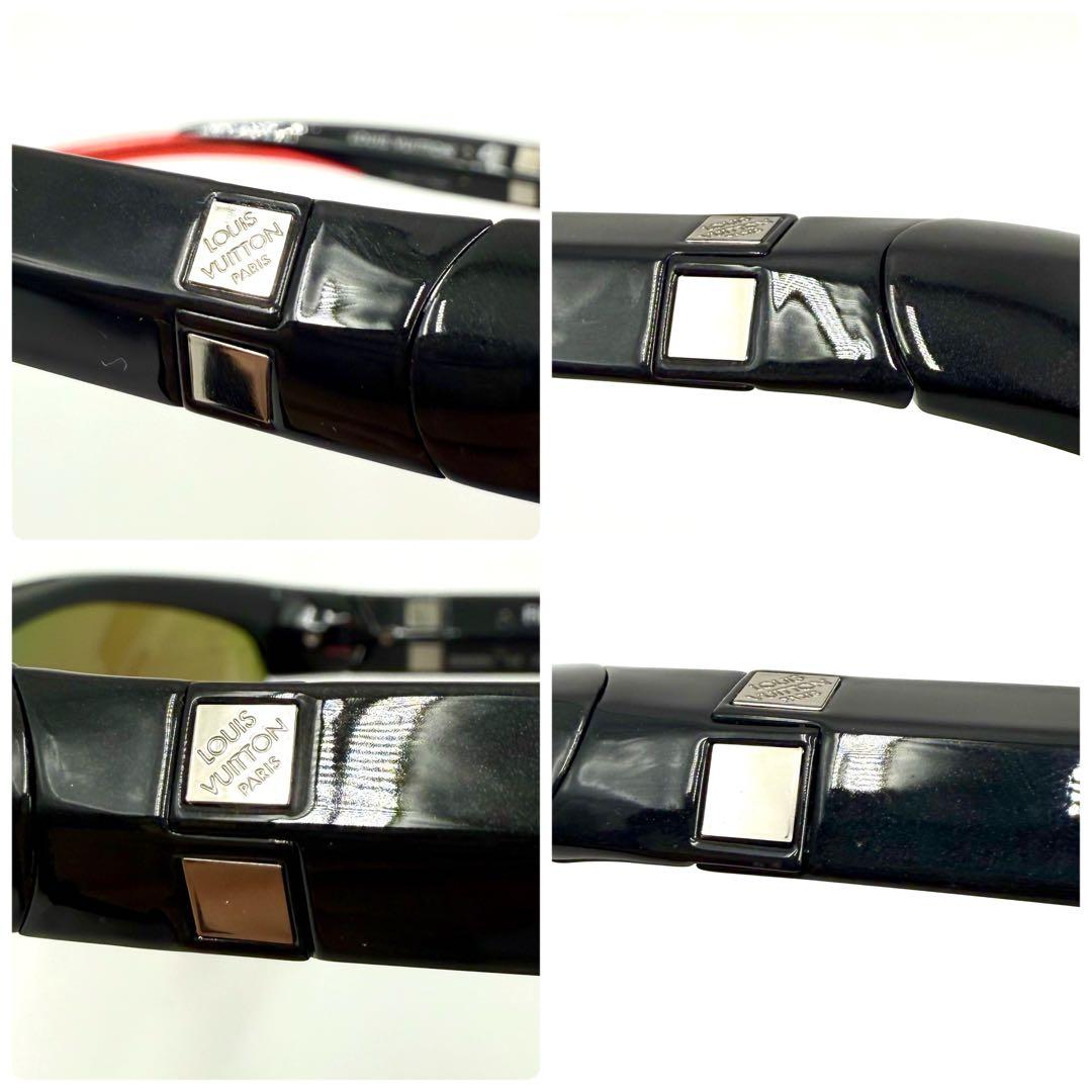 鑑定済 ルイヴィトン 4モーションファイヤー 72□11 サングラス