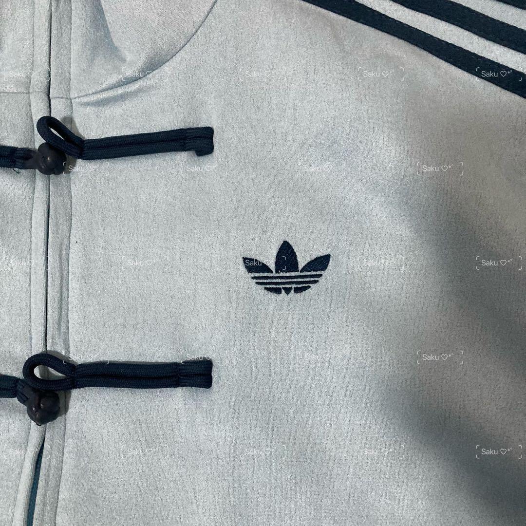 新品 アディダス 蛇年トラックジャケットライトブルー Lサイズ - メルカリ