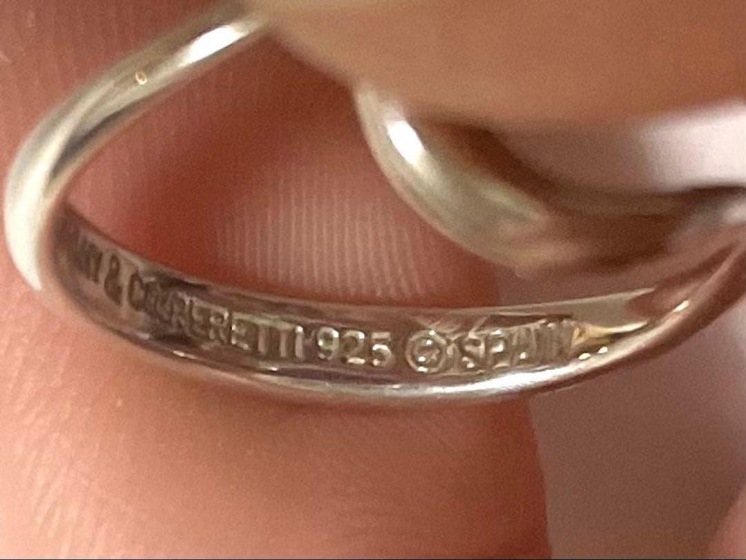 TIFFANY&Co. シルバー925 リング 2点セット ウェーブ アクセサリー