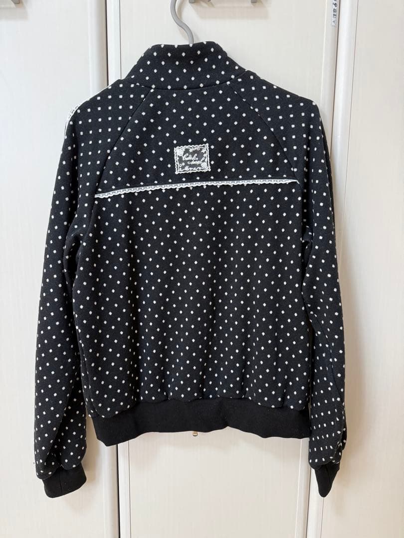 crank rose dot track jacket - メルカリ