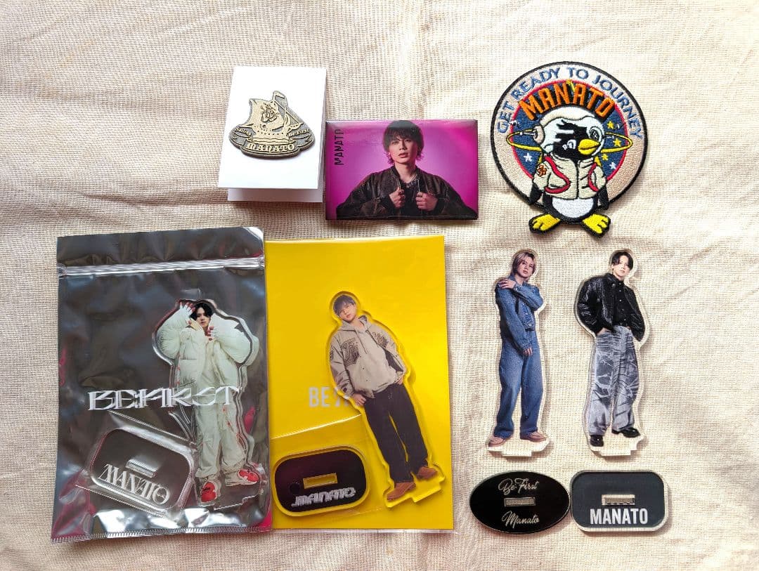 BE:FIRST　MANATO グッツまとめ売り BE:FIRST【MANATO】 9点セット まとめ売り - メルカリ