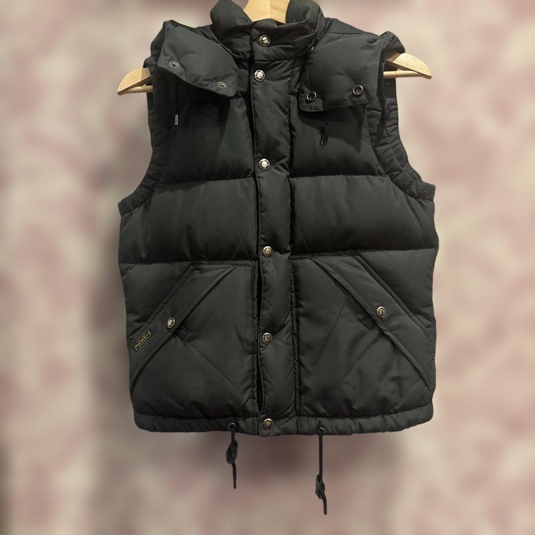 ポロ・ラルフ・ローレン ダウンベスト グレー - メルカリ