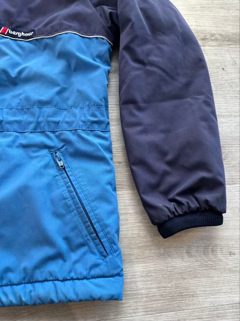 449 希少 80s ヴィンテージ バーグハウス 中綿ジャケットバイカラー