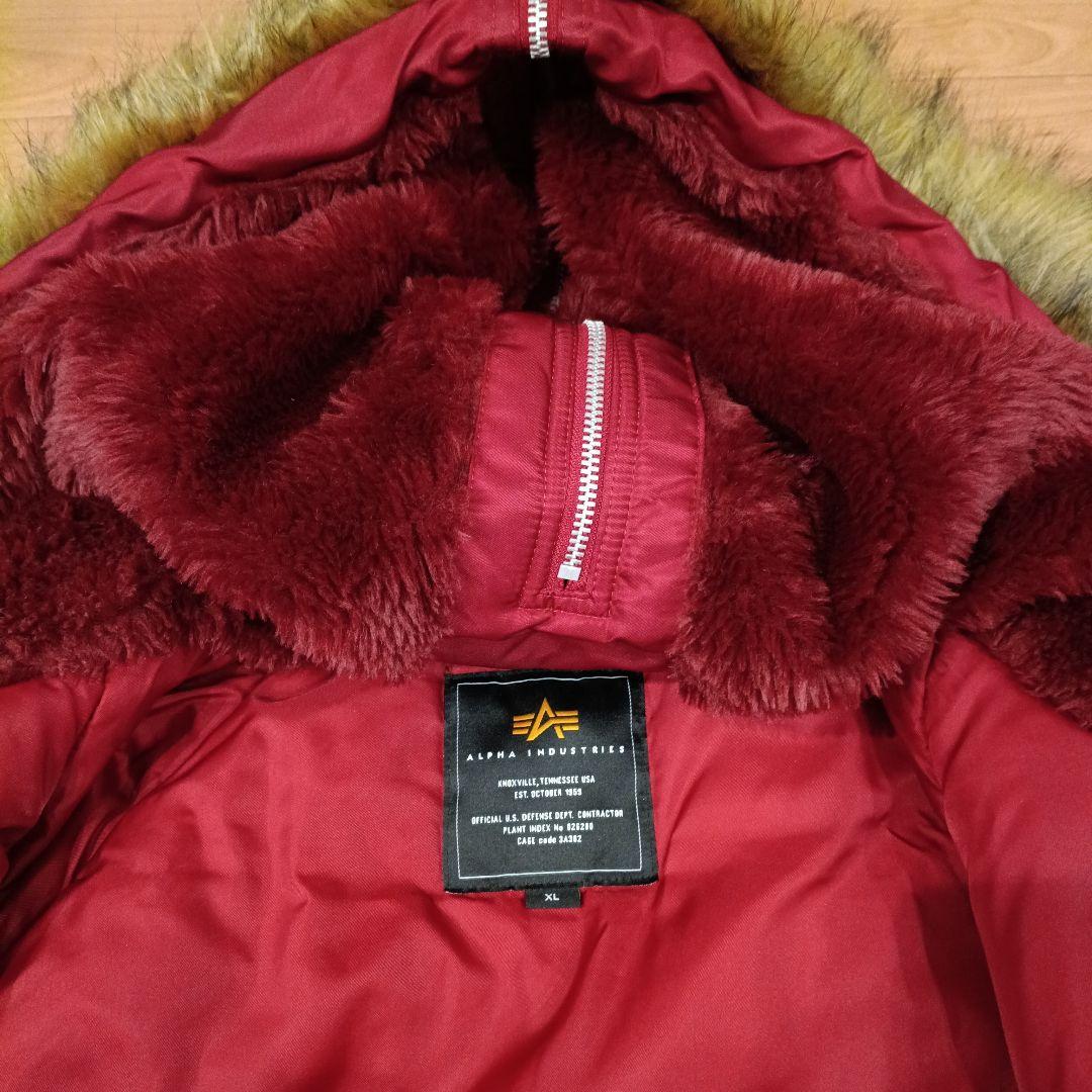 ALPHA Industries 赤 n2b XL ボルドー - メルカリ