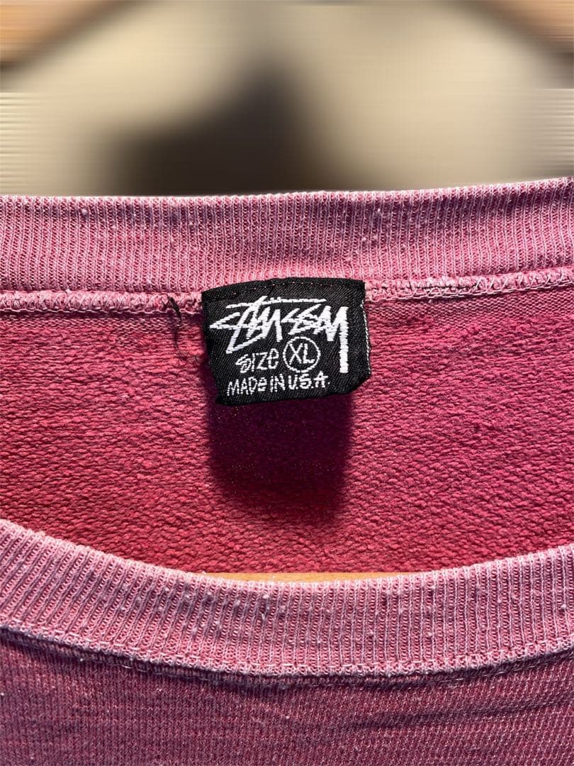セール【逸品】サイドポケット付Old Stussy 黒タグ シャドーマンUSA製