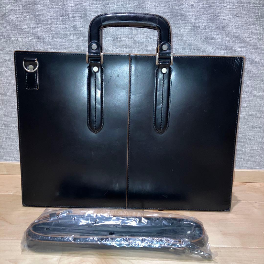 コンプレックス ガーデン　枯淡　ビジネスバッグ　ショルダーベルト付　ブラック COMPLEX GARDENS（コンプレックスガーデンズ） 最大53%☆3/1迄 青木鞄