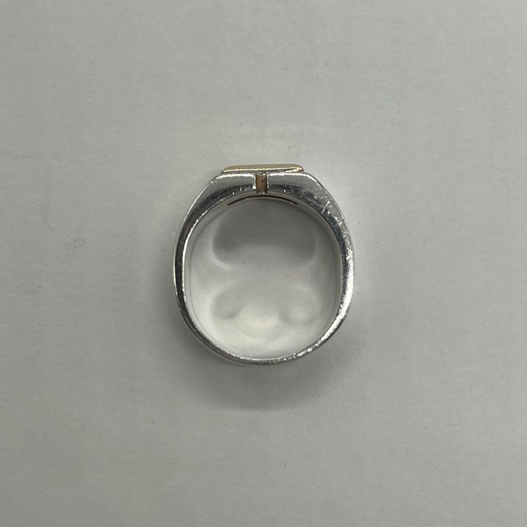 エルメス HERMES バケット リング 表記サイズ53 SV YG コンビ - メルカリ