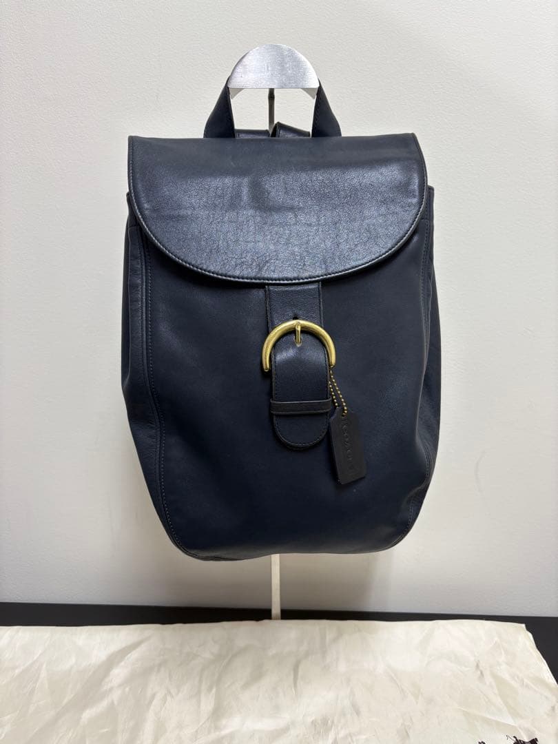 コーチCOACH オールドコーチ リュック レザー4134 ネイビー - メルカリ