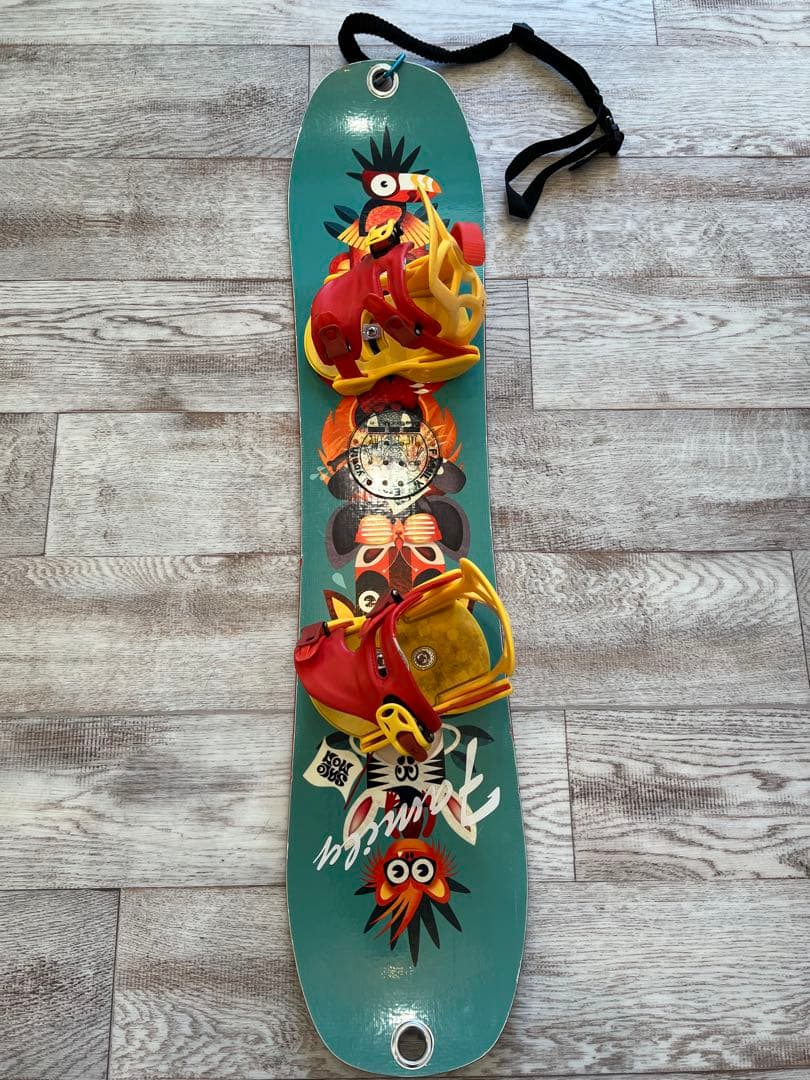 SALOMON TEAM 100 サロモン チーム キッズ スノーボード セット 良品】SALOMON サロモン TEAM PACKAGE キッズ スノーボード 板 100