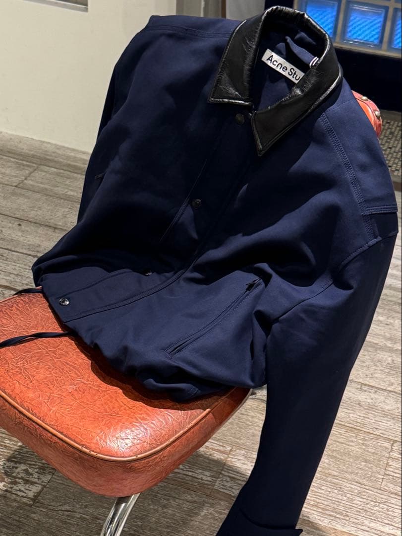 Jun様専用Acne Studious ツイルジャケット ネイビー サイズ44 - メルカリ
