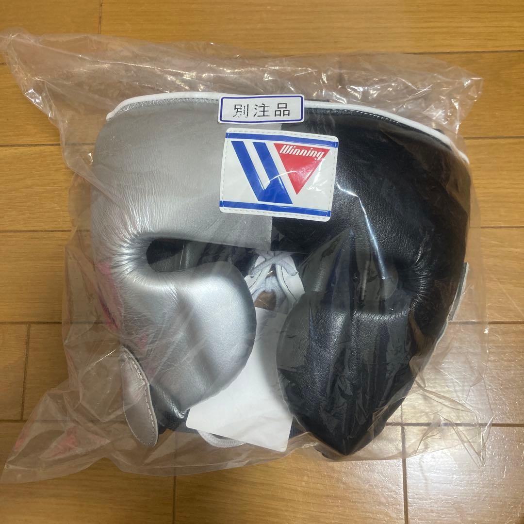 Winning ヘッドギア シルバー/ブラック - メルカリ